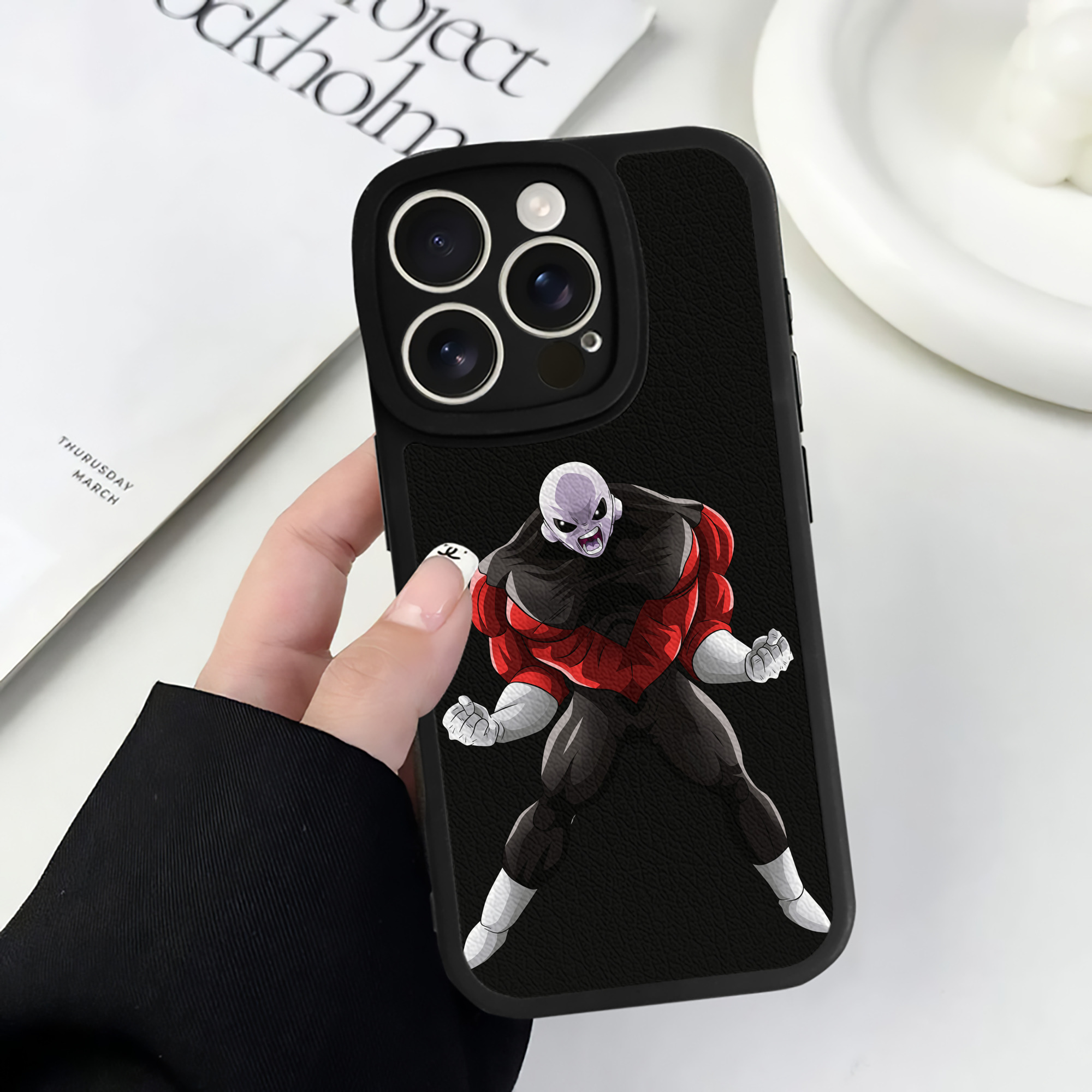（画像用） ドラゴンボール DRAGON BALL 【iPhone 16シリーズ対応】シリコンスマホケース（レザー調） 材質：シリコン